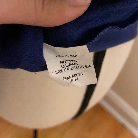 J. Crew Sleeveless Button Down‎ Blouse Top Size 2 - Picture 6 of 7